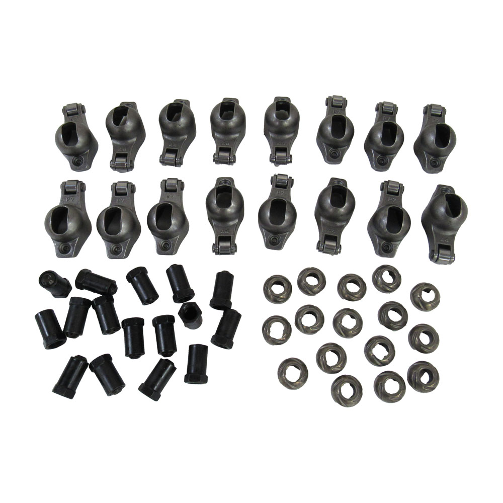 Revolution Rocker Arm Kit 4216-16; 1.65 7/16 in. Steel Roller Tip for Pontiac 287 to 455 