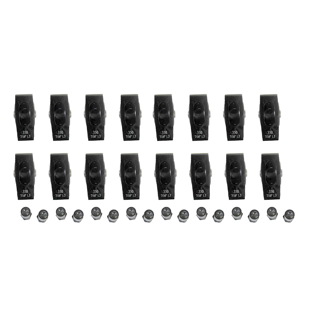 Revolution Rocker Arm Kit 5101-16; 1.5 7/16 in. Aluminum Roller for Chevy 262 to 400 