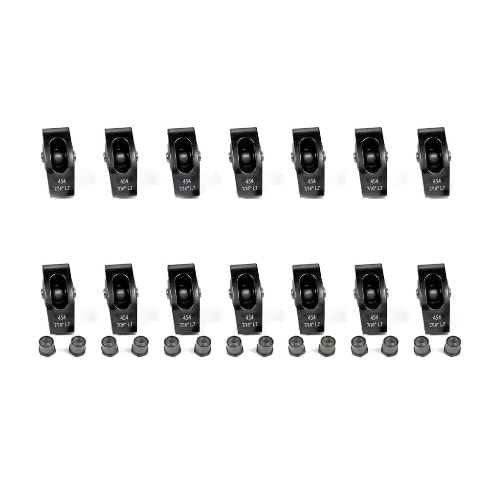 Revolution Rocker Arm Kit 5104-16; 1.7 7/16 in. Aluminum Roller for Chevy 396 to 454 