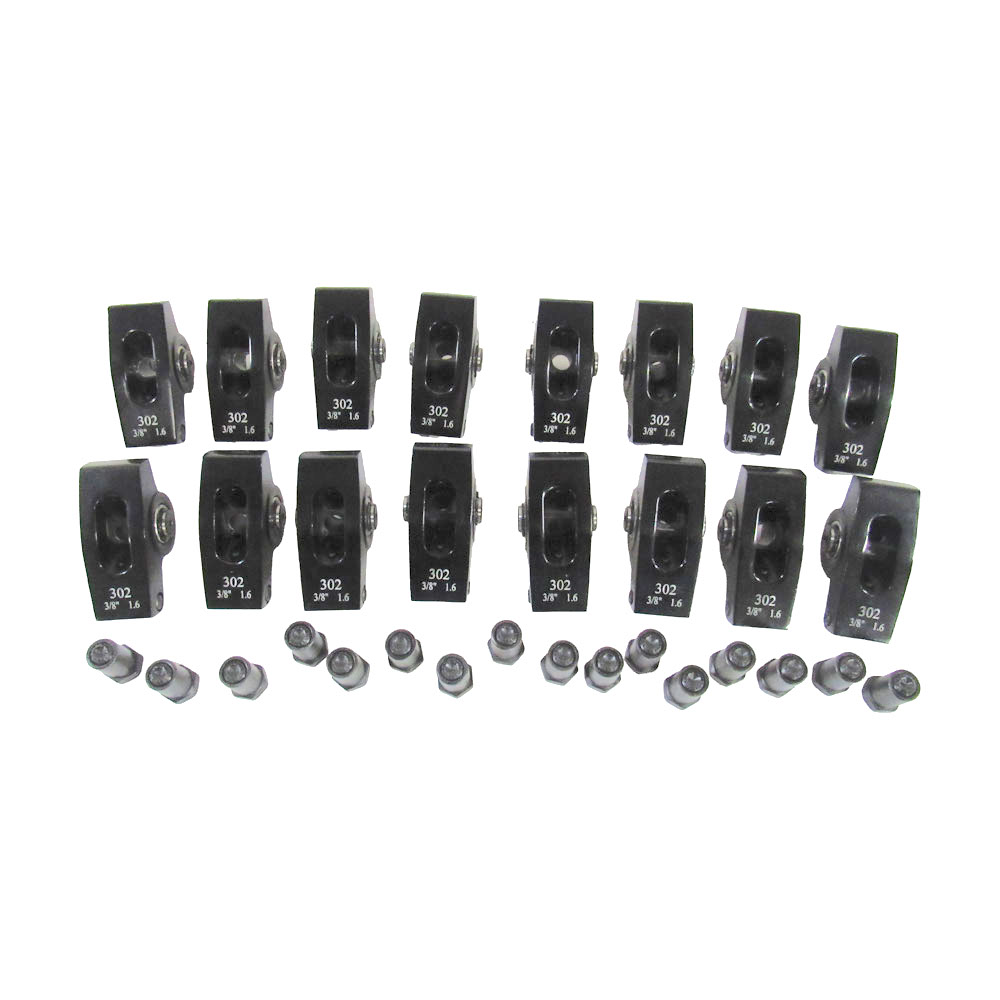 Revolution Rocker Arm Kit 5106-16; 1.6 3/8 in. Aluminum Roller for Ford 260 to 351W 