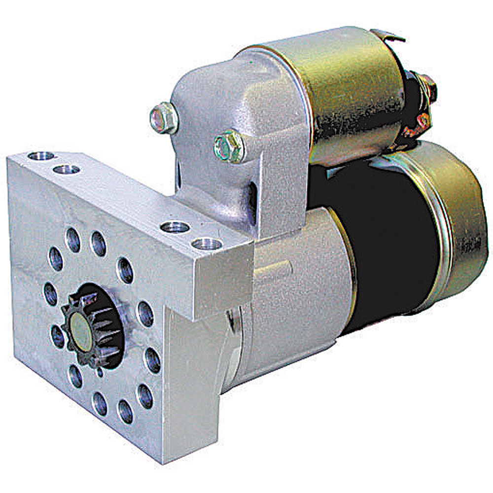 Revolution Starter 18100X; Black 153, 168 Tooth 1.60 HP Mini Denso Straight for Chevy 262 to 400, 396 to 454 