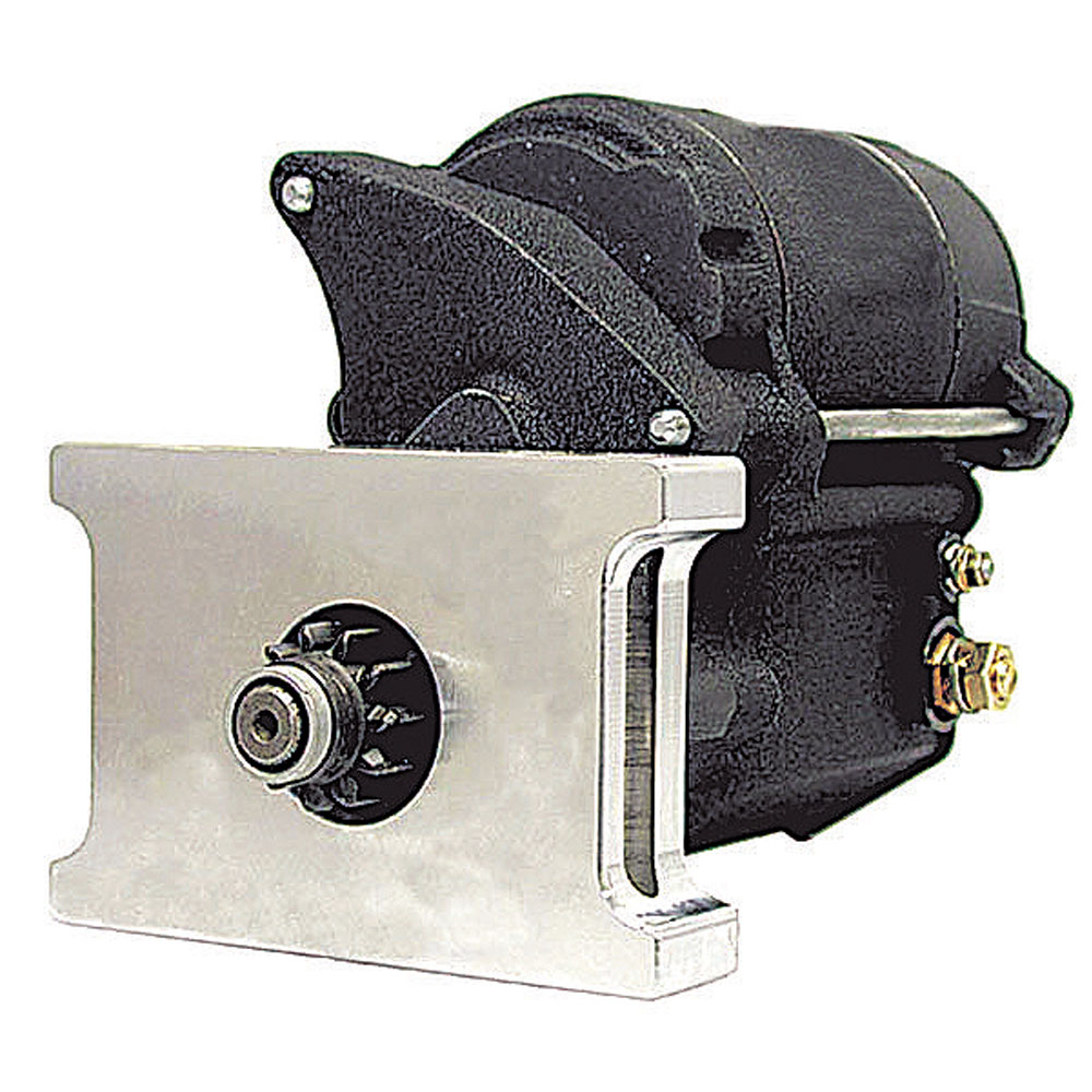 Revolution Starter 18600X; Black 153, 168 Tooth 1.90 HP Mini Denso Straight for Chevy 262 to 400, 396 to 454 