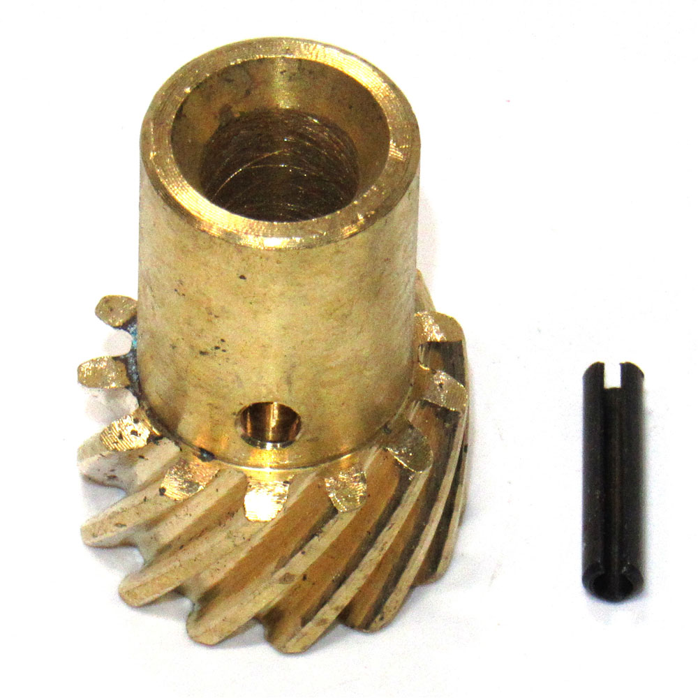 Revolution Distributor Gear DG500; Bronze 0.500 in. for Chevy 262 to 400, 396 to 454 
