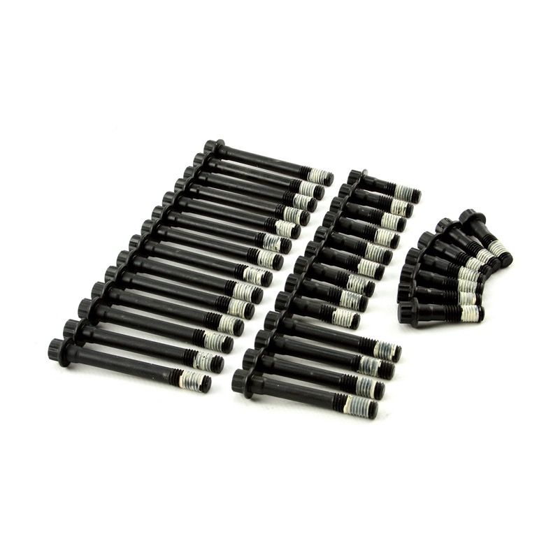 Revolution Performance Components Cylinder Head Bolt Set 851200; Hex Bolt Black Oxide Steel for Chevy 262 to 400 