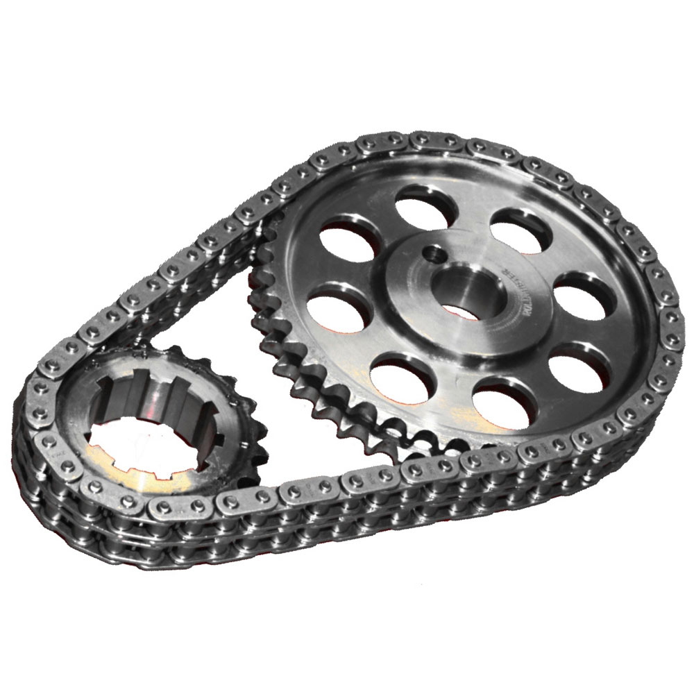 Rollmaster Timing Set CS3010; Red Series Double Roller for Ford 302, 351W SBF Pre EFI 