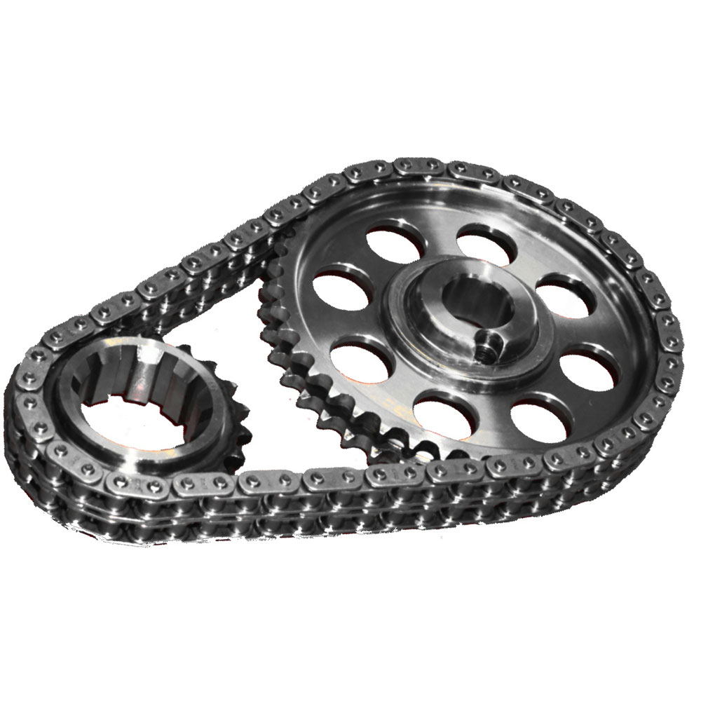 Rollmaster Timing Set CS3010; Red Series Double Roller for Ford 302, 351W SBF Pre EFI 