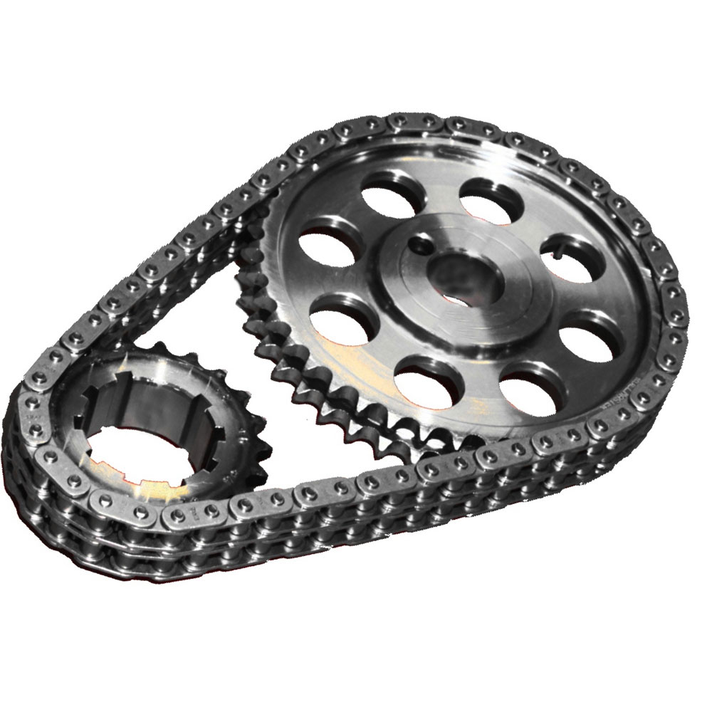 Rollmaster Timing Set CS3040; Red Series Double Roller for Ford 302, 351W SBF EFI 