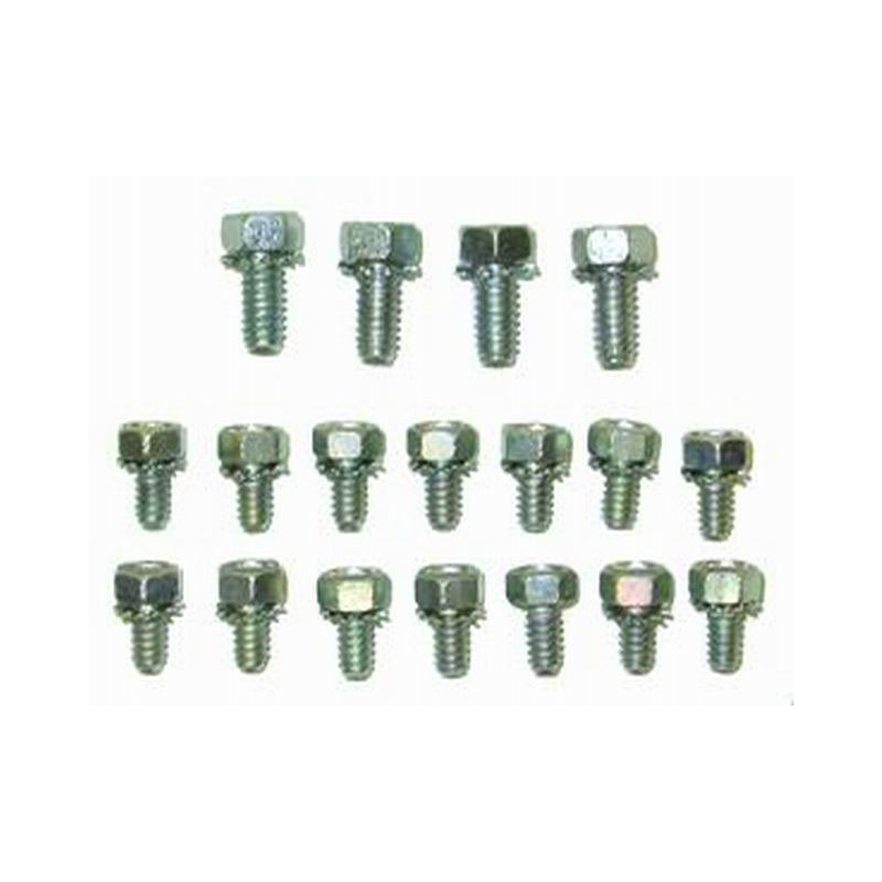 RPC Oil Pan Bolts R0006; Hex Bolt Chrome Steel for Chevy 262 to 400 