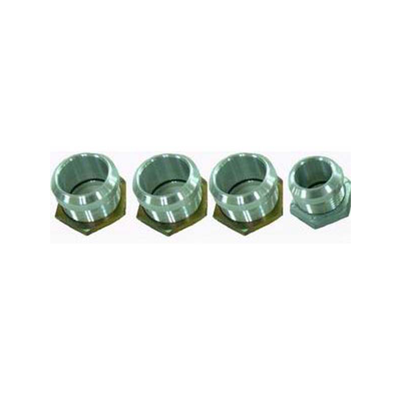 Photo for RPC Firewall Grommet R1001POL; Aluminum Bulkhead Set -6, -10, 5/8 in. Aluminum 