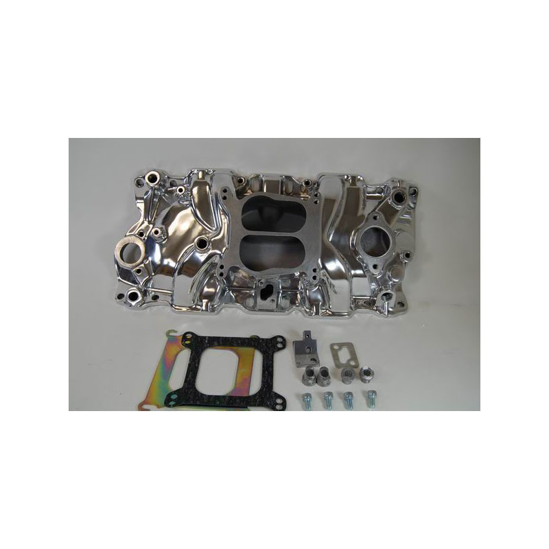 Photo for Racing Power Company (RPC) Intake Manifold R1101POL; Polished Aluminum for Chevy 262 to 400
