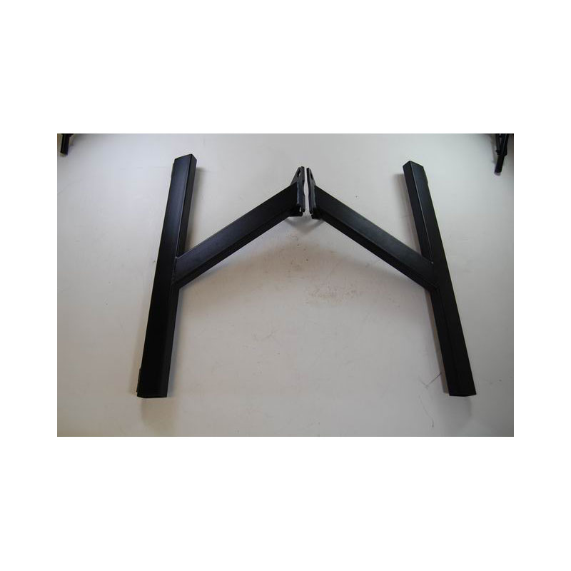 Photo for Racing Power Company (RPC) Engine Cradle R1907; 2 Piece Engine Cradle Collapsible (2-piece) Black Steel for Chevy 262 to 400, 396 to 454