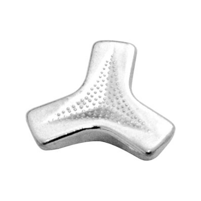 RPC Air Cleaner Mounting Nut R2179; Tri Bar Wing Nut Chrome Steel 1/4 in.-20 