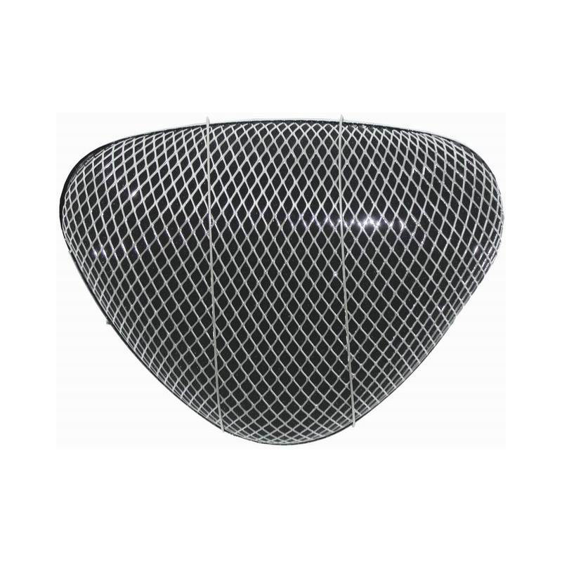 Racing Power Company (RPC) Air Cleaner Assembly R2196; Chrome Steel Triangular 4.250 in. x 8.750 in. 2.500 in. 