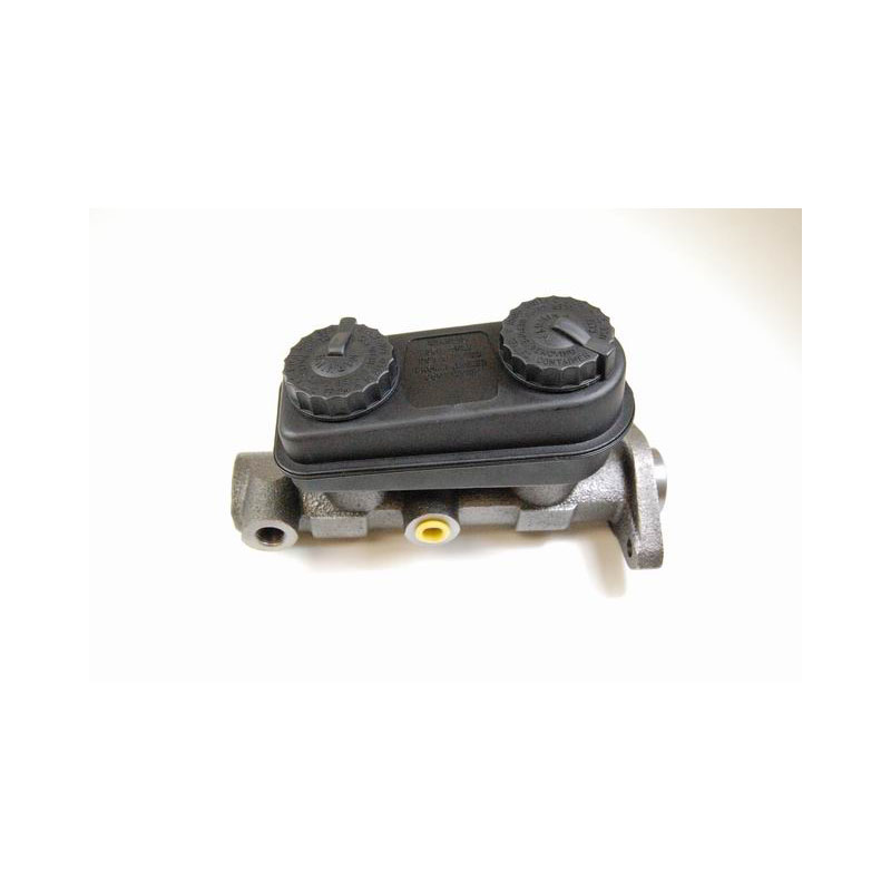 Photo for Racing Power Company (RPC) Brake Master Cylinder R3790; 1.063 in. Dual Reservoir with 9/16 and 1/2 in. Fittings Satin Cast Iron for Chrysler