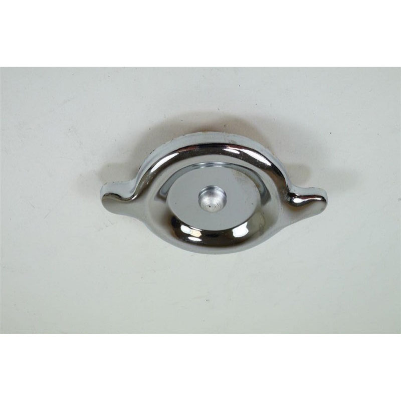 Racing Power Company (RPC) Oil Filler Cap R4804; Twist On Oil Fill Cap Chrome Steel for GM 
