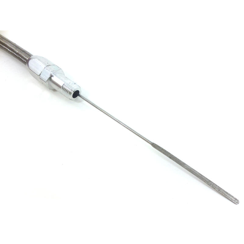 Racing Power Company (RPC) Oil Dipstick R5110; Non Locking Brite Anodized Aluminum 