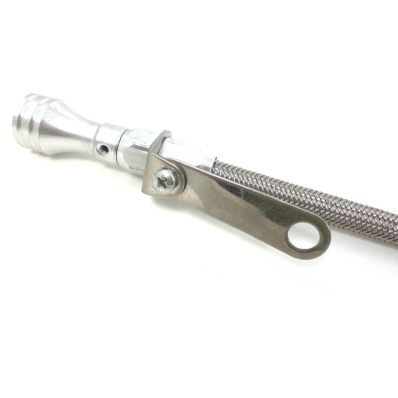 Racing Power Company (RPC) Oil Dipstick R5110; Non Locking Brite Anodized Aluminum 
