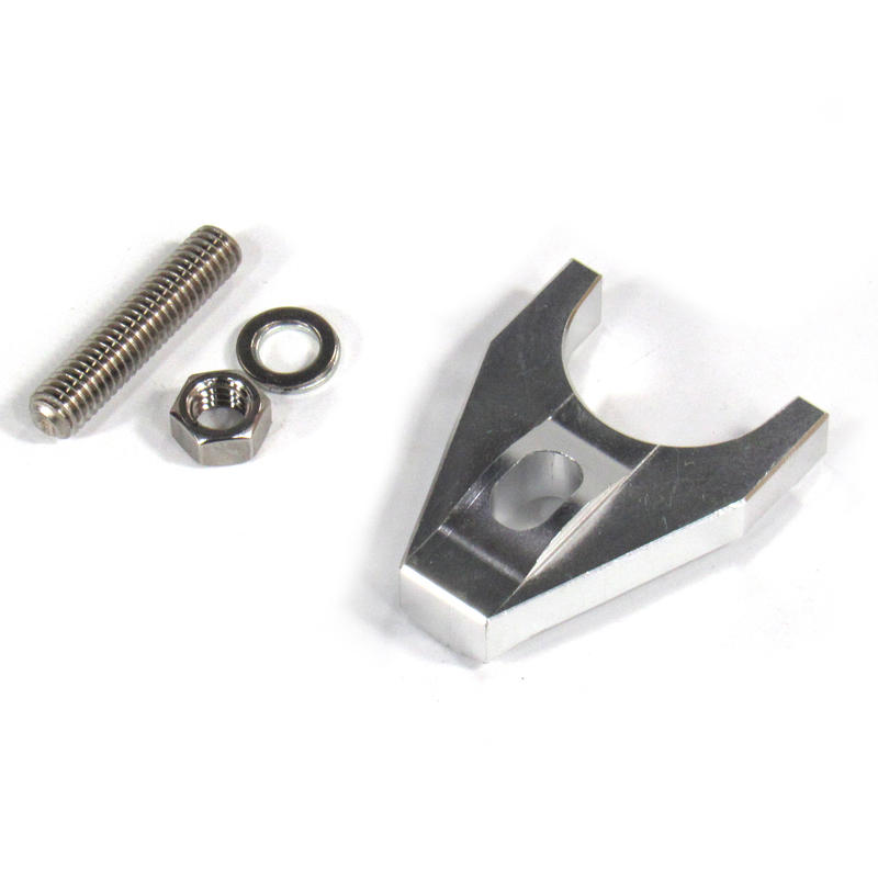 RPC Distributor Clamp R5116; Billet Aluminum Polished Billet Aluminum for Chevy 262 to 400, 396 to 454 