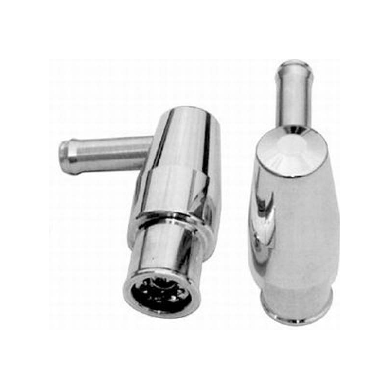RPC PCV Valve R6008; 90 deg. Polished Billet Aluminum 