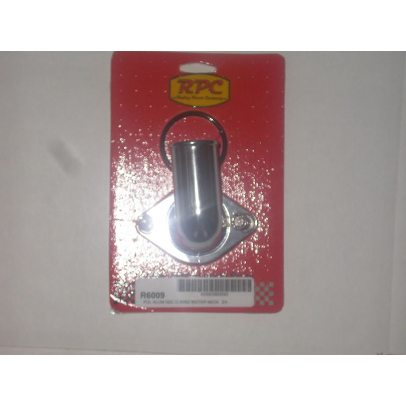 Photo for Racing Power Company (RPC) Thermostat Housing R6009; O-Ring Style 90 deg. O-Ring Swivel Polished Aluminum for Chevy 262 to 400, 396 to 454