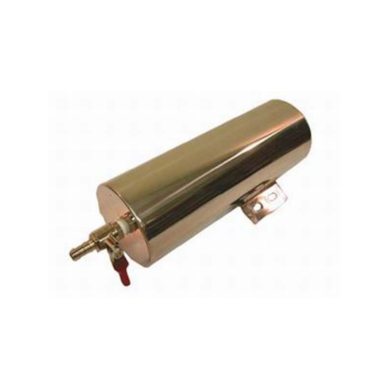 RPC Engine Coolant Reservoir R6571; Slim Vertical Resevoir 22.0 oz. Polished Stainless Steel 8.000 in. 3.000 in. 