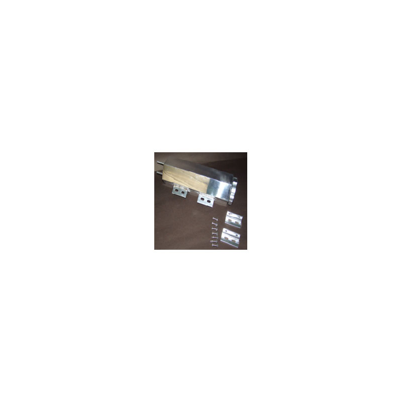 Photo for Racing Power Company (RPC) Engine Coolant Reservoir R6577X; Overflow Tank 2.13 Pint Polished Stainless Steel 9.000 in. 3.000 in.