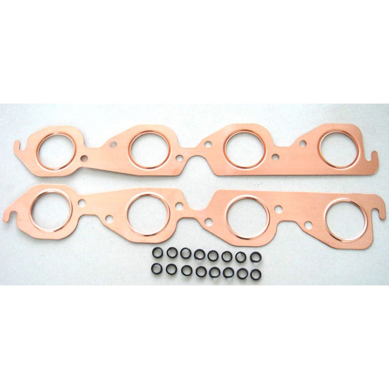 Photo for RPC Exhaust Manifold Gaskets R7507; Copper Seal Copper for 1965 to 1990 Chevy 396 to 454 