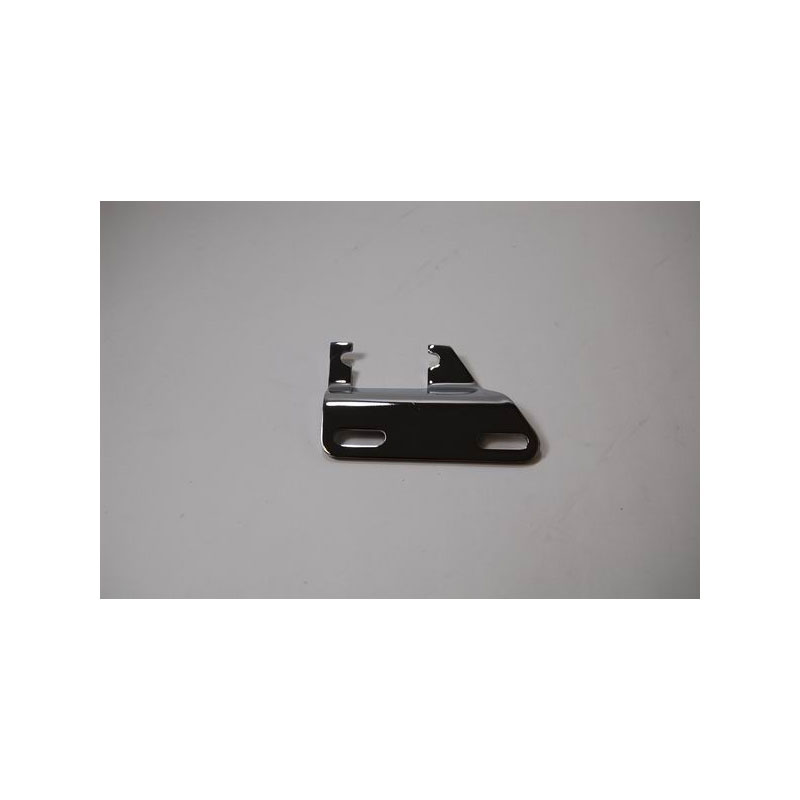 RPC Alternator Bracket R9254; Short Chrome Driver Side Header for Pre 1969 Chevy 262 to 400 