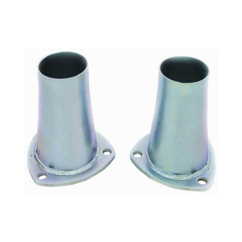 Racing Power Company (RPC) Exhaust Header Reducer R9374; 3.000 in. 2.250 in. 3 Bolt Steel Zinc Plated 