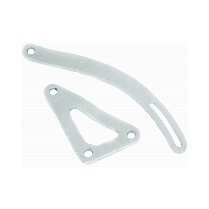 RPC Alternator Bracket R9456; Chrome OEM, Top and Bottom for Chrysler 318 to 360 LA 