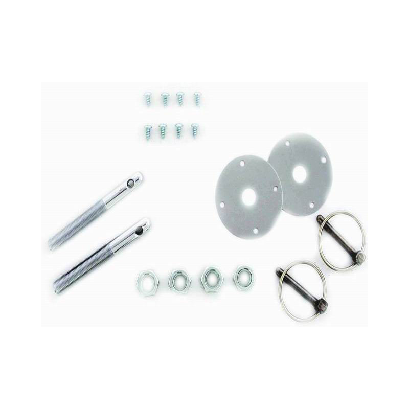 Racing Power Company (RPC) Hood Pin R9669; Chrome 
