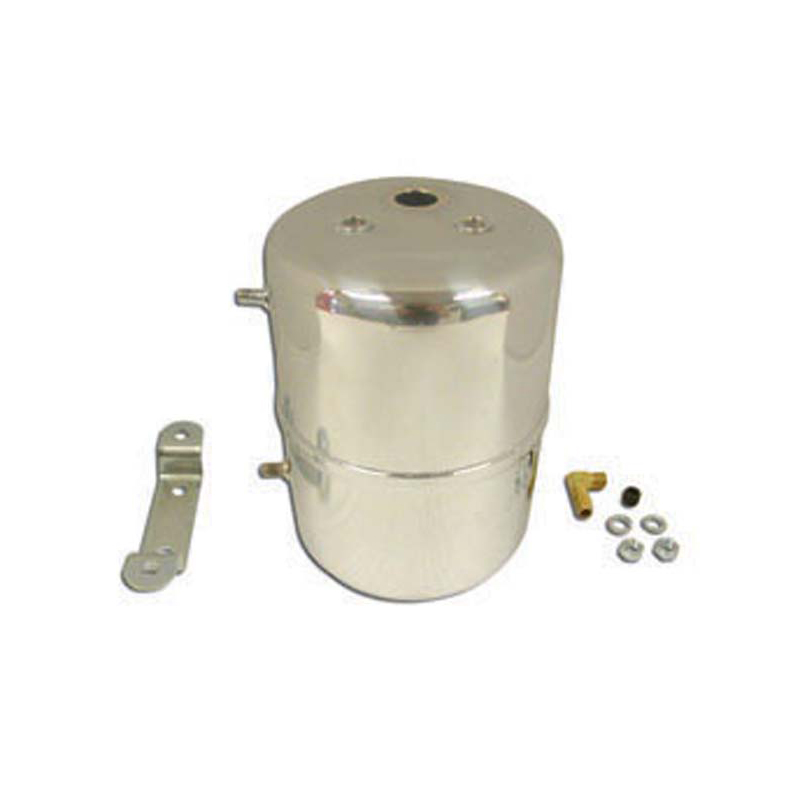 Racing Power Company (RPC) Vacuum Reservoir R9971; 5.000 in. 7.000 in. Chrome Steel 