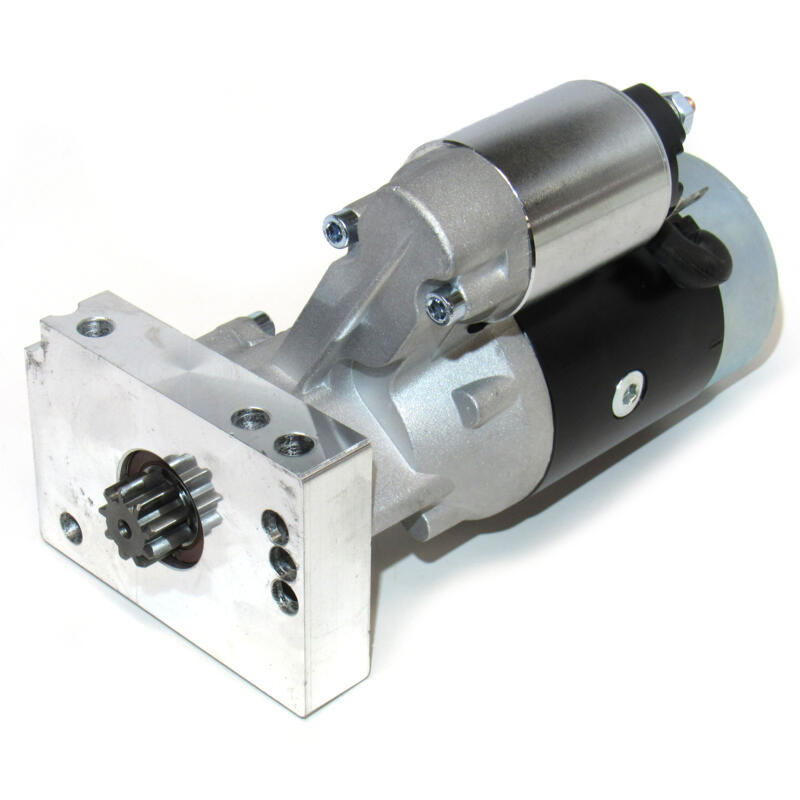 Racing Power Company (RPC) Starter S3978X; Tilton Style Black 153, 168 Tooth 3 HP Gear Reduction Straight for Chevy 262 to 400, 396 to 454 