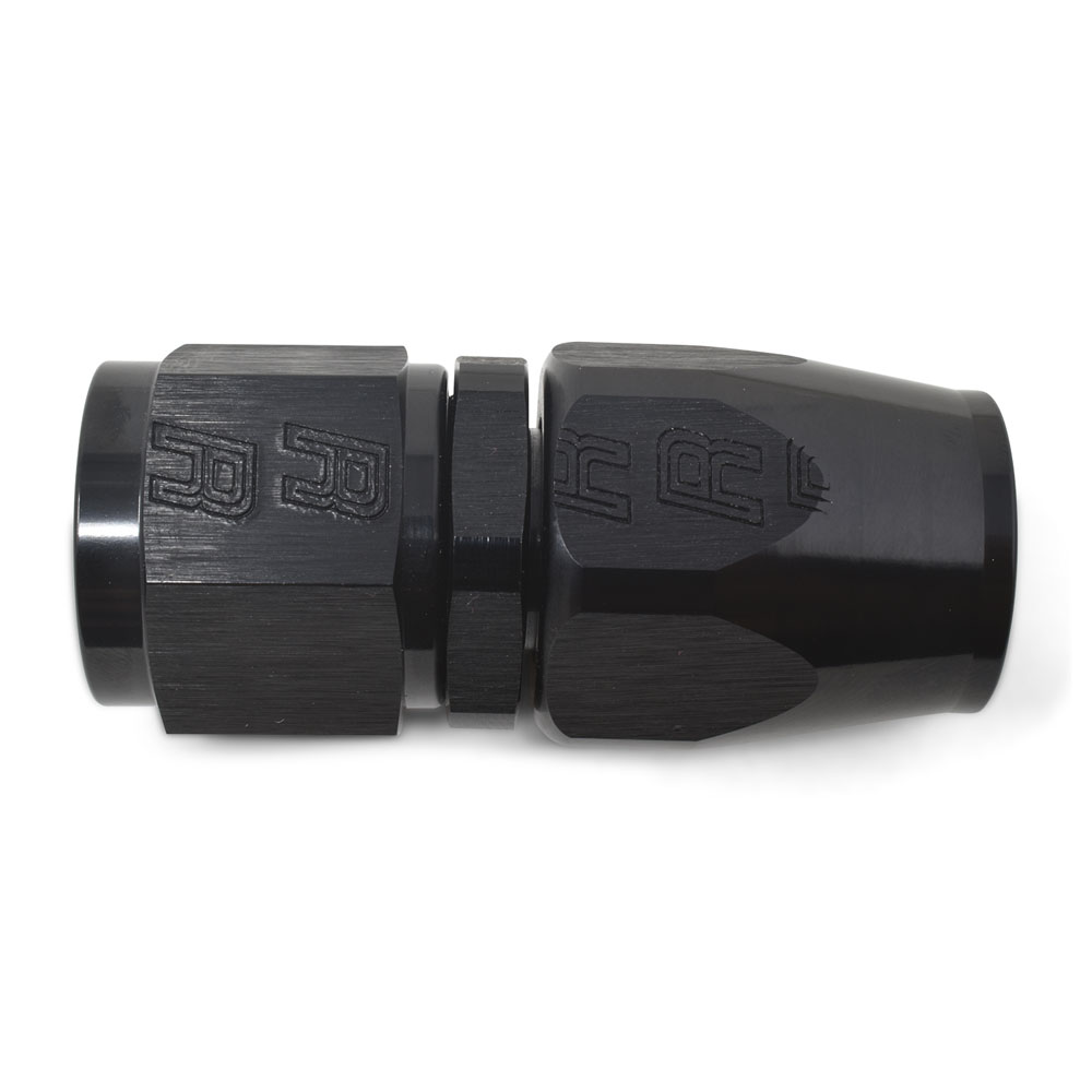 Russell Hose End 610045; Pro Classic Full Flow Hose End Black -10AN -10AN Female Straight 