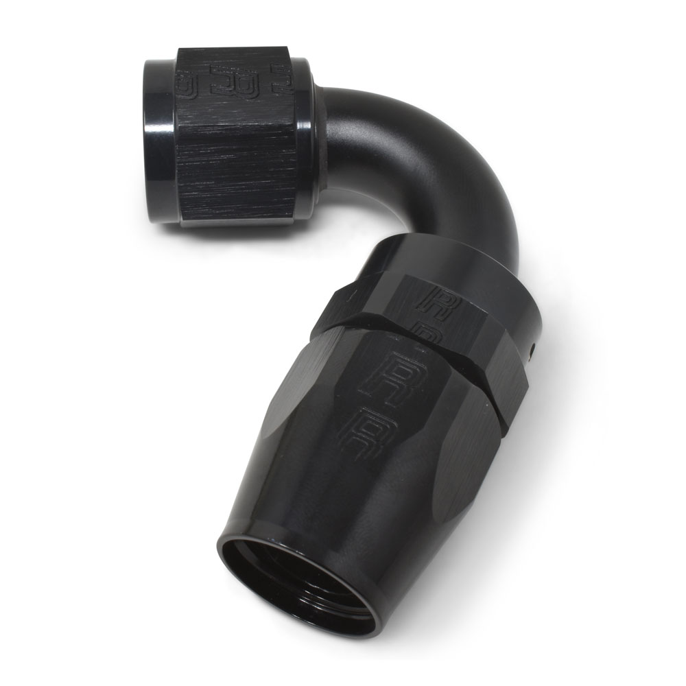 Russell Hose End 613435; Pro Classic Swivel Hose End Black -12AN -12AN Female 120 deg. 