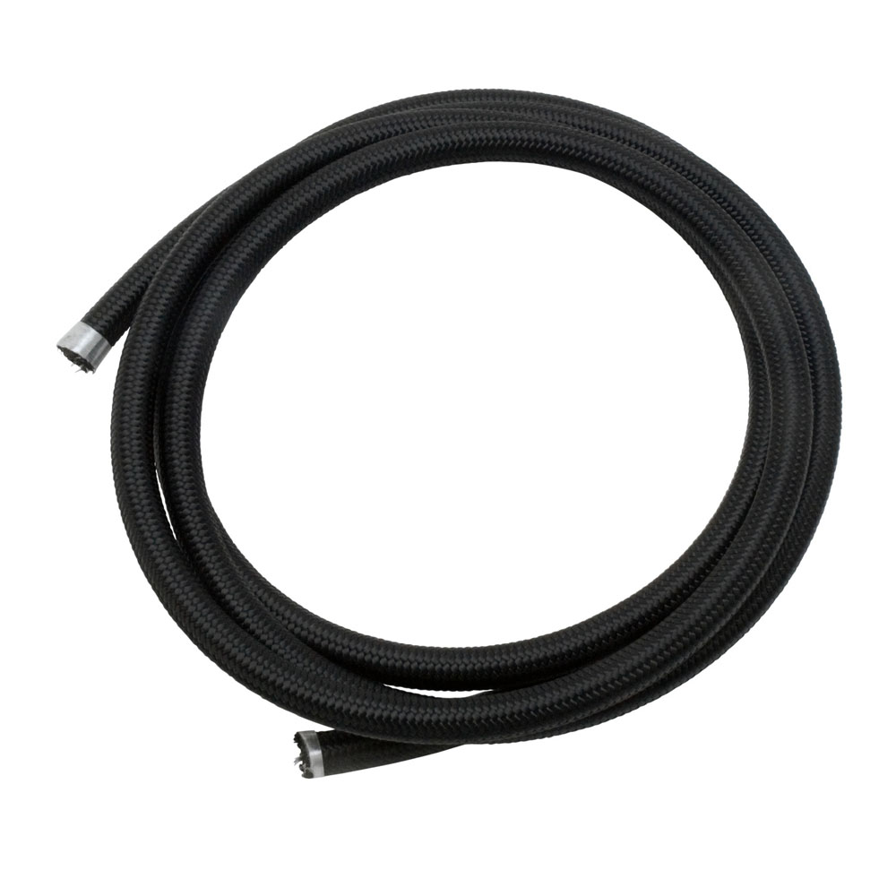 Russell Fuel Hose 632093; ProClassic -06 AN 20 ft. Black 