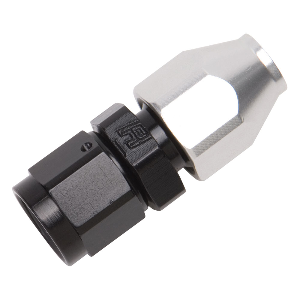 Russell Tube Fitting 639223; AN to Hard Line Adapter Black -08AN Female Straight 1/2 in. Tube 