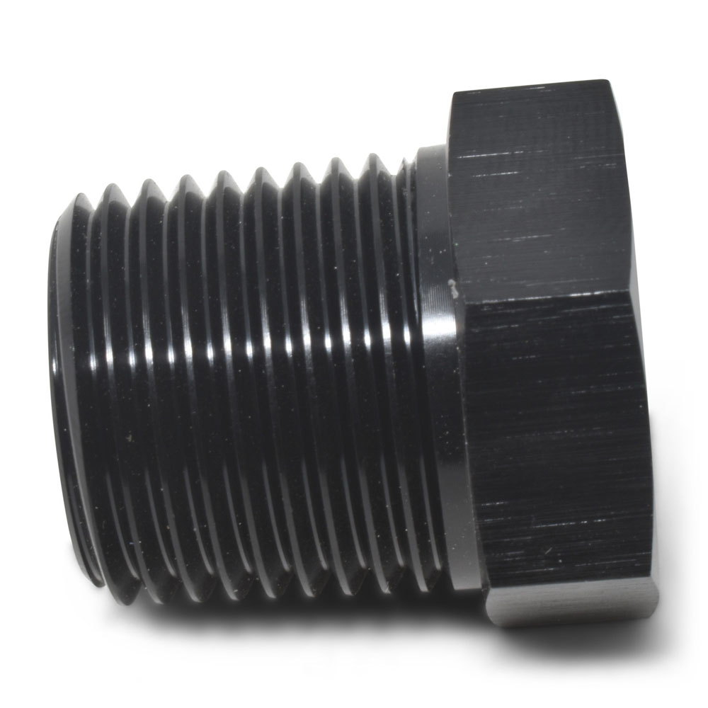 Russell Pipe Fitting 661573; NPT to NPT Reducer Bushing Black 3/8 in. NPT Male 1/8 in. NPT Female Straight 