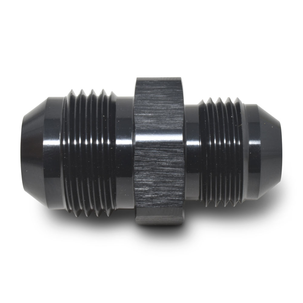 Russell AN Fitting 661793; AN to AN Reducer Black -10AN Male -08AN Male Straight 