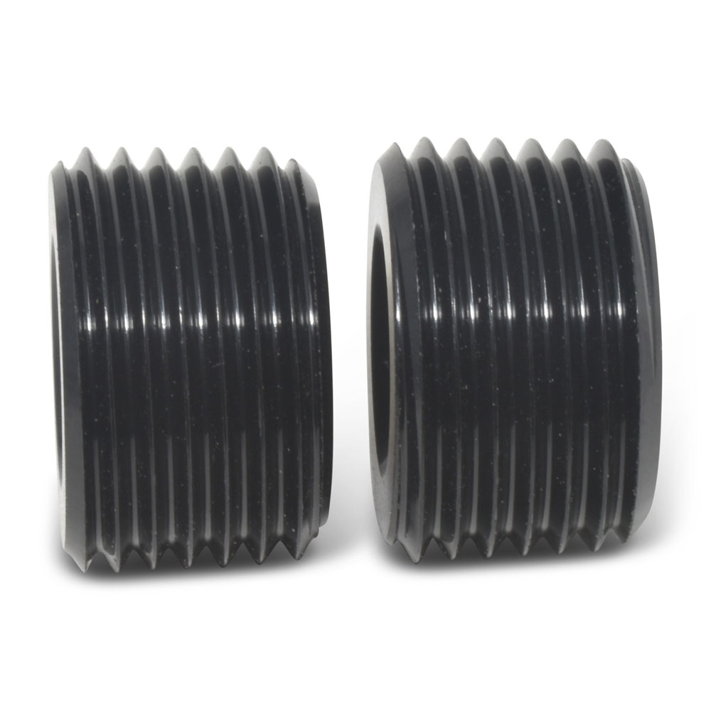 Russell Pipe Fitting 662043; NPT Plug Black 1/4 in. NPT Male Straight 