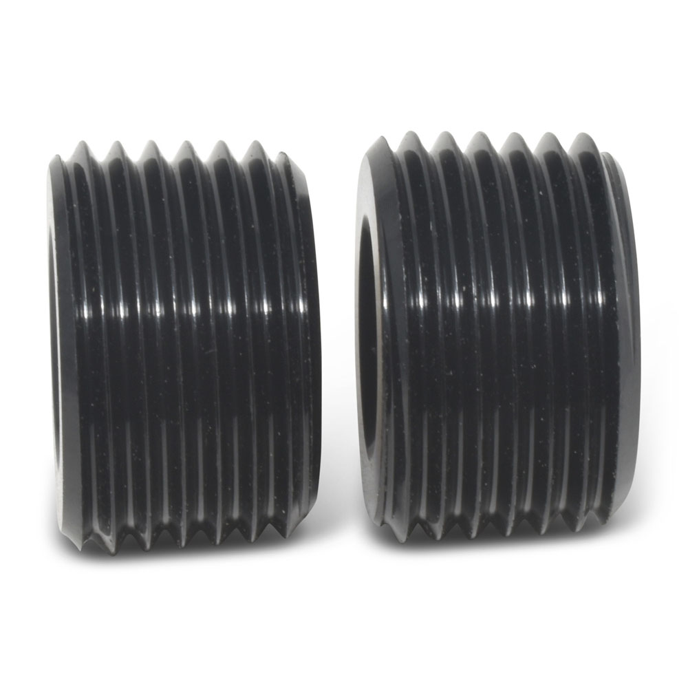 Russell Pipe Fitting 662053; NPT Plug Black 3/8 in. NPT Male Allen Straight 