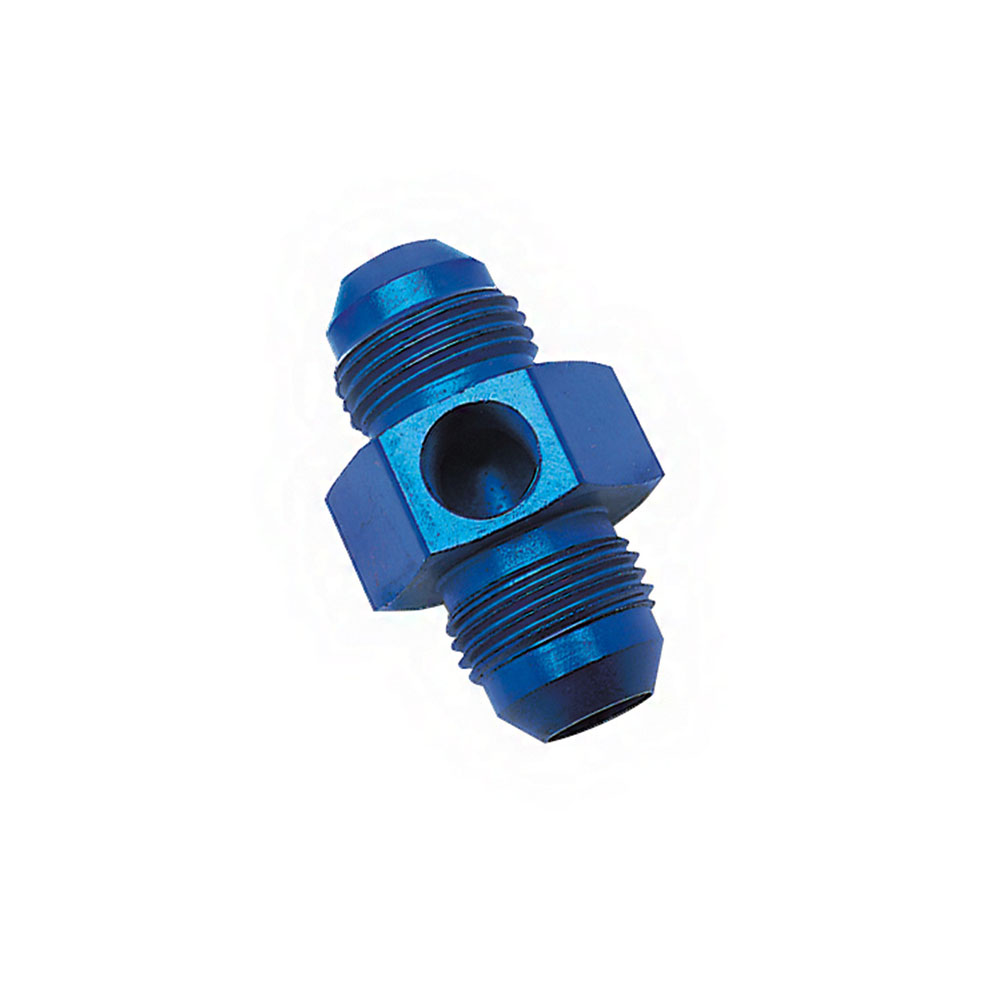 Russell AN Fitting 670010; AN to AN Union Blue -08AN Male -08AN Male Straight 
