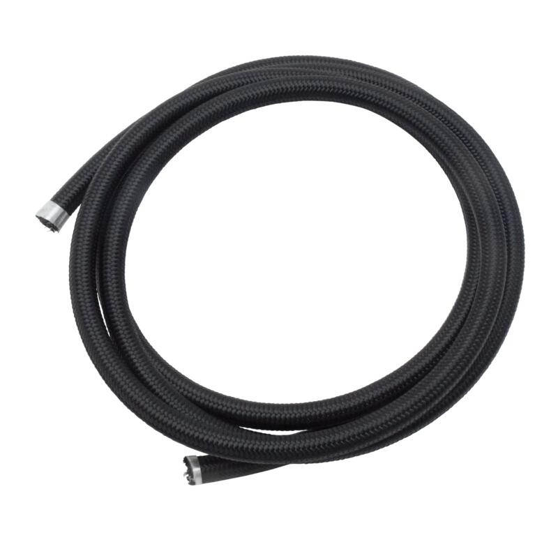 Russell Fuel Hose 632125; ProClassic II -08 AN 10 ft. Black 