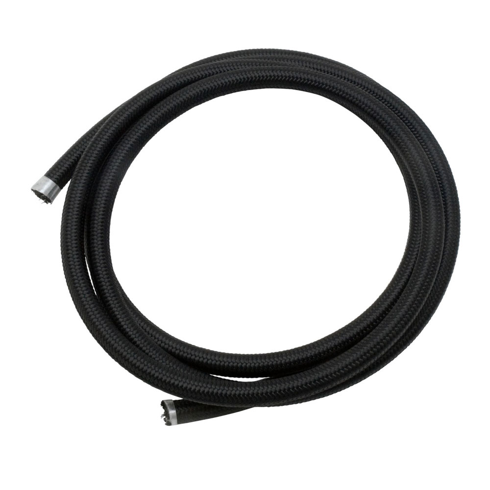 Russell Fuel Hose 632245; -12 AN 20 ft. Black 