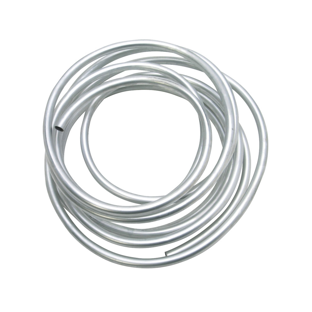 Russell Fuel Line 639480; 25 ft. 3/8 in. Natural Aluminum 