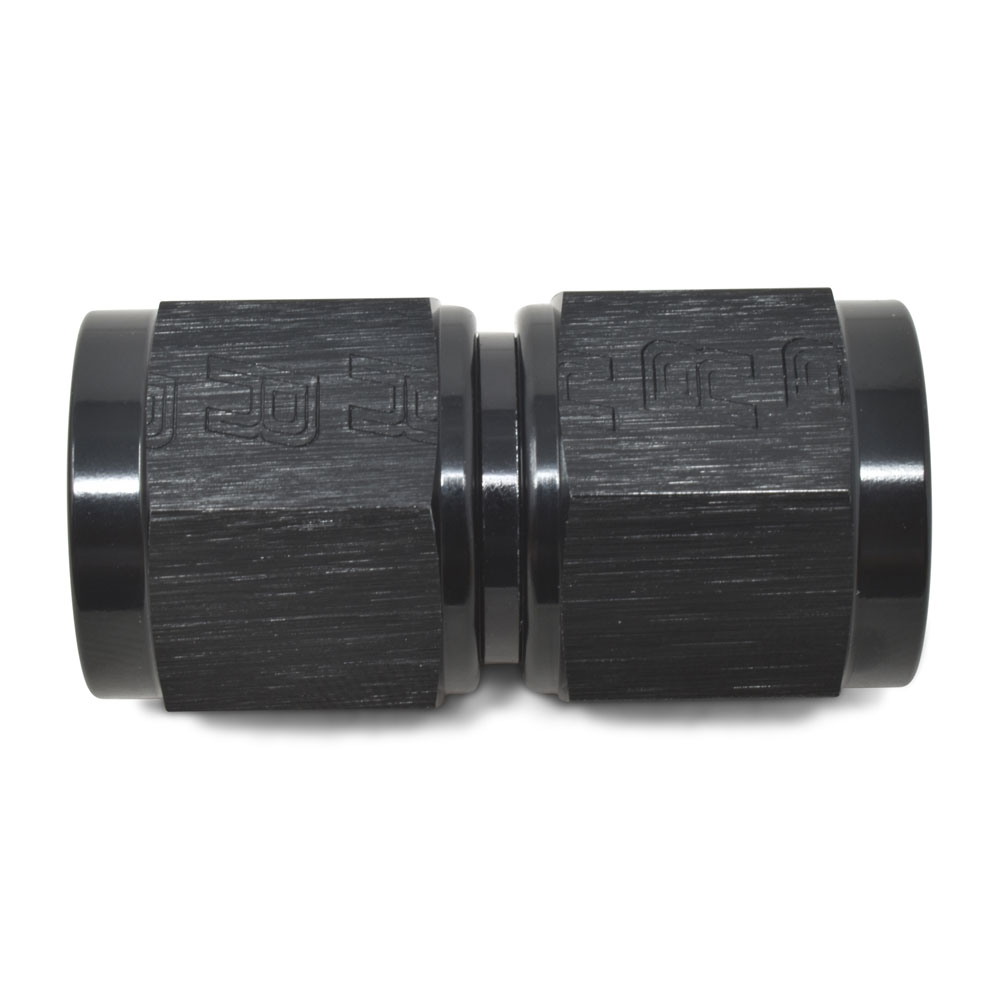 Russell AN Fitting 640033; AN to AN Coupler Black -12AN Female Straight -12AN Female 