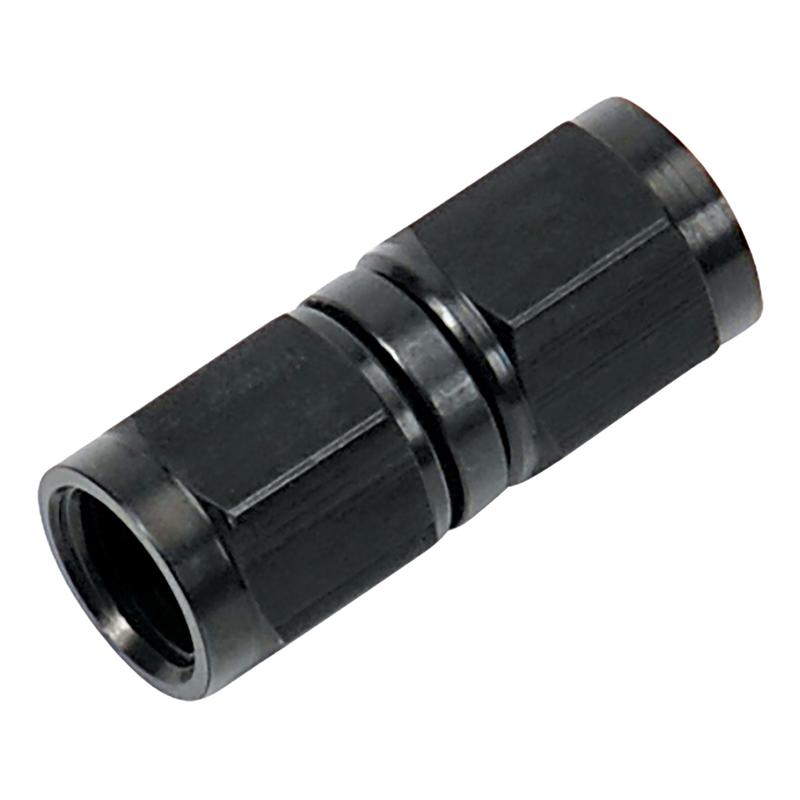 Russell AN Fitting 640143; AN to AN Coupler AN to AN Coupler Black -04AN Female Straight -04AN Female 