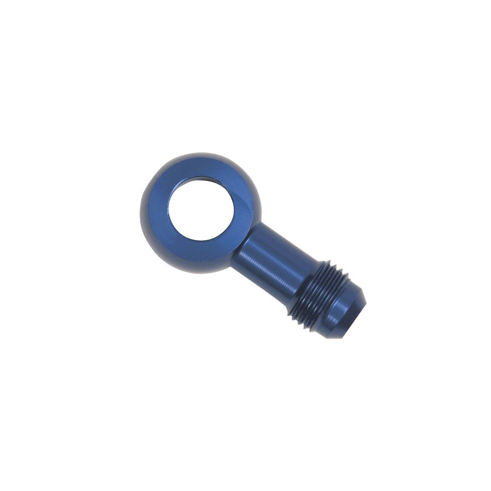 Russell AN Fitting 640920; AN to Banjo Adapter Blue -06AN Male Straight 12.000 mm Banjo 