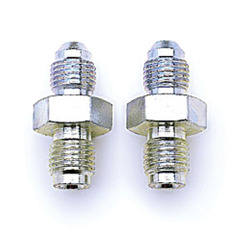 Russell Brake Hose Fitting 643961; Adapter Endura 3/8 in. -24 Inverted Flare Male Straight -03AN Male 