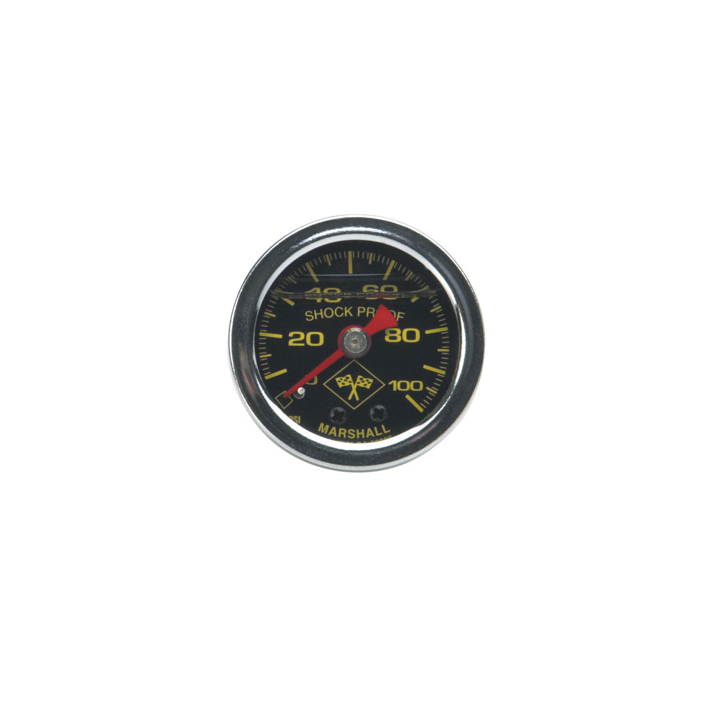 Russell Fuel Pressure Gauge 650320; 0 to 100 PSI 